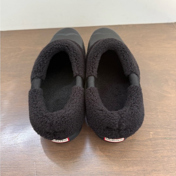 NWOB Hunter Play Sherpa Insulated Black Clog size 9 - Picture 5 of 6